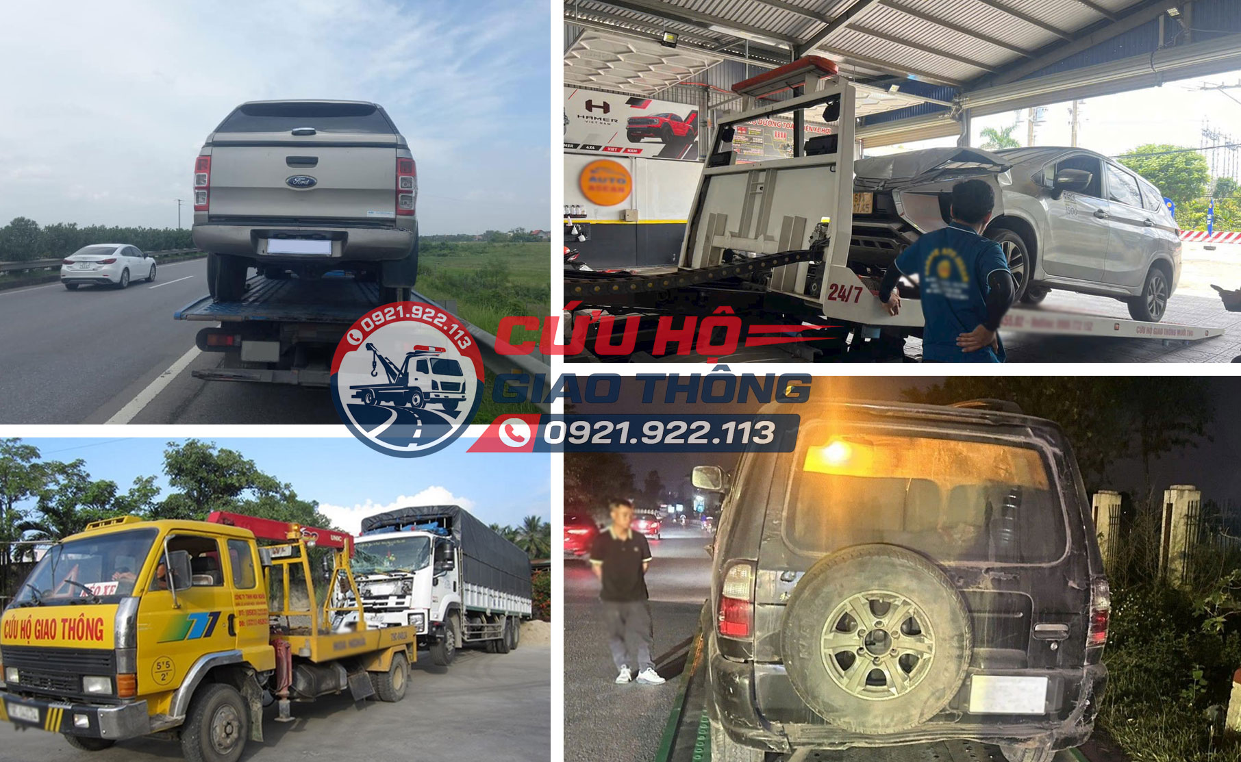 Cứu hộ cẩu kéo xe cao tốc Hà Nội - Hải Phòng