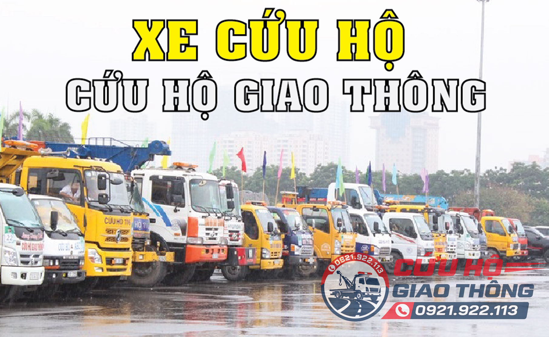 Dàn xe cứu hộ đa dạng phục vụ hầu hết các sự cố trên cao tốc Dầu Giây - Phan Thiết sẵn sàn di chuyển