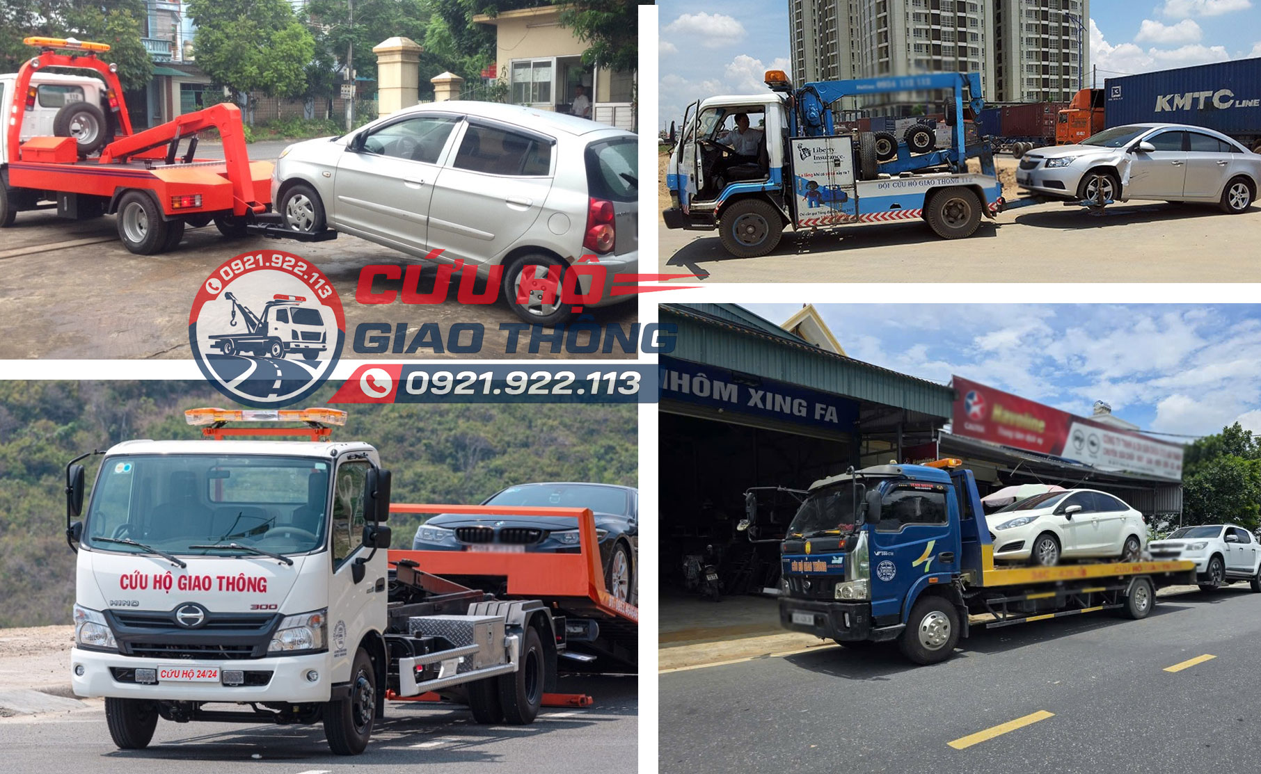 Dịch vụ cẩu, kéo xe về garage tại Đà Nẵng