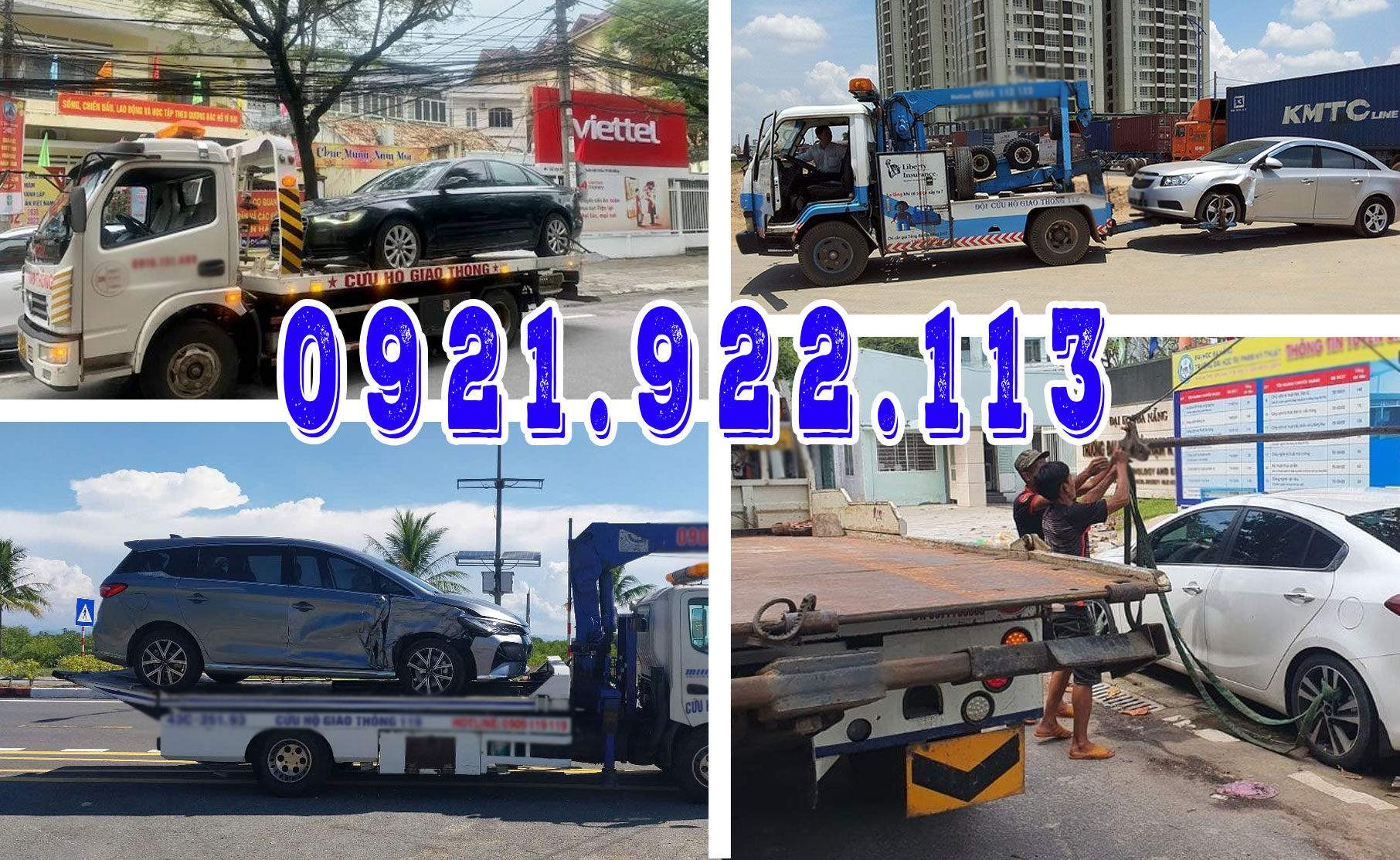 Dịch vụ cứu hộ cẩu kéo xe ô tô tại Đà Nẵng