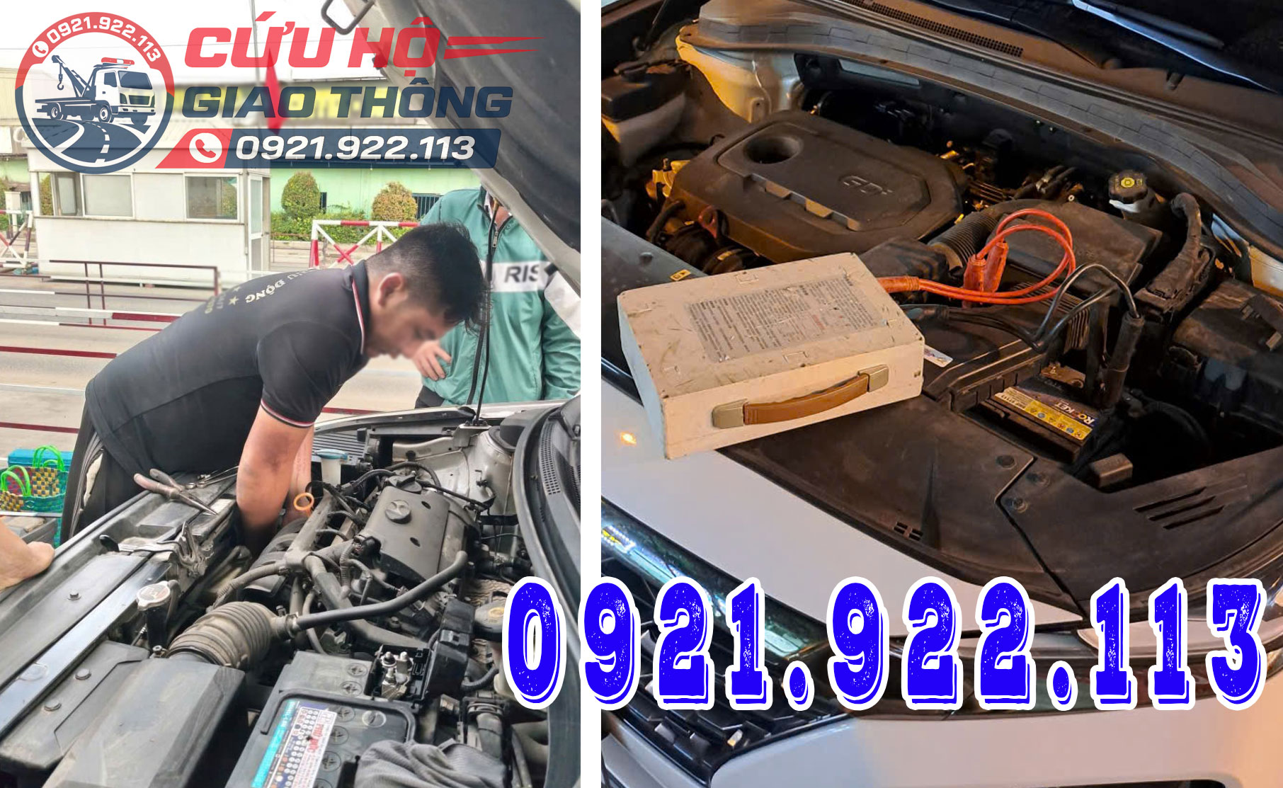 Dịch vụ cứu hộ kích bình ô tô trên cao tốc
