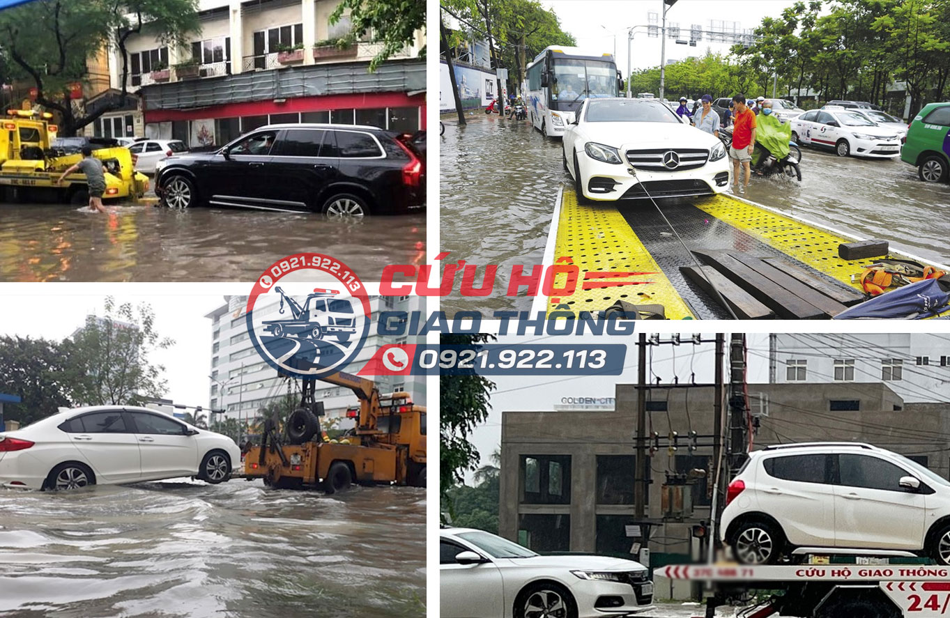 Dịch vụ cứu hộ xe ô tô bị ngập nước tránh thủy kích