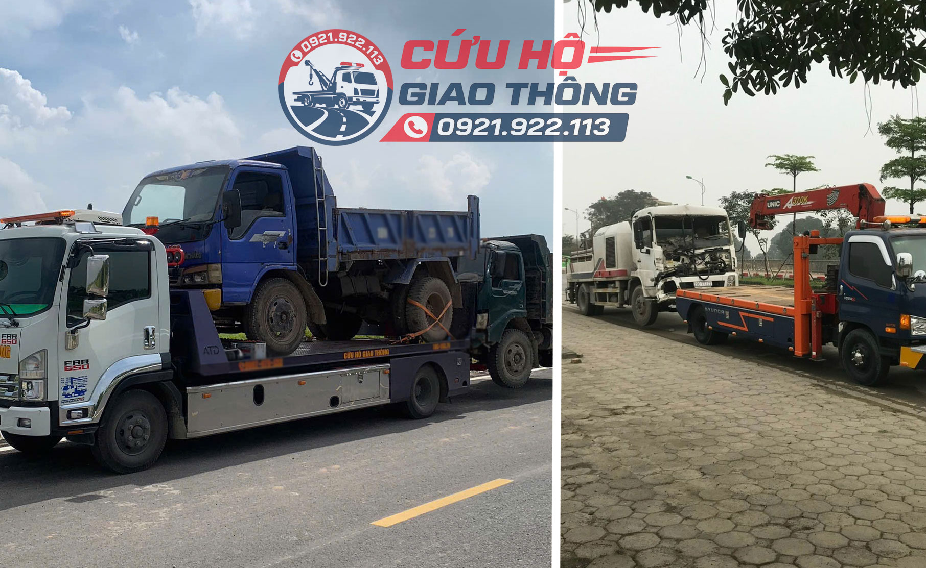Năng lực cứu hộ xe tải linh hoạt bởi hệ thống trạm trực phủ khắp tối ưu hóa thời gian tiếp cận