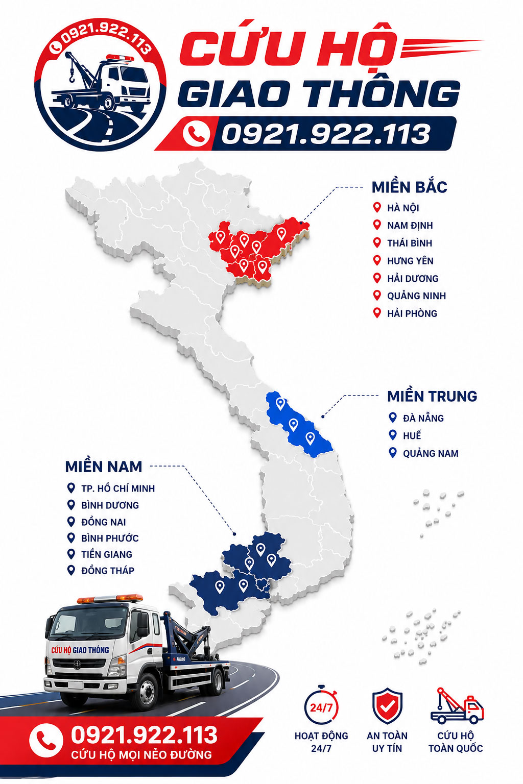 Tiến độ phủ sóng của trung tâm cứu hộ giao thông tính đến ngày 11-07-2026