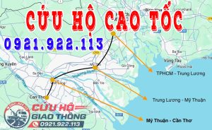 Tổng đài cứu hộ cao tốc CT01 tuyến HCM - Trung Lương - Mỹ Thuận - Cần Thơ