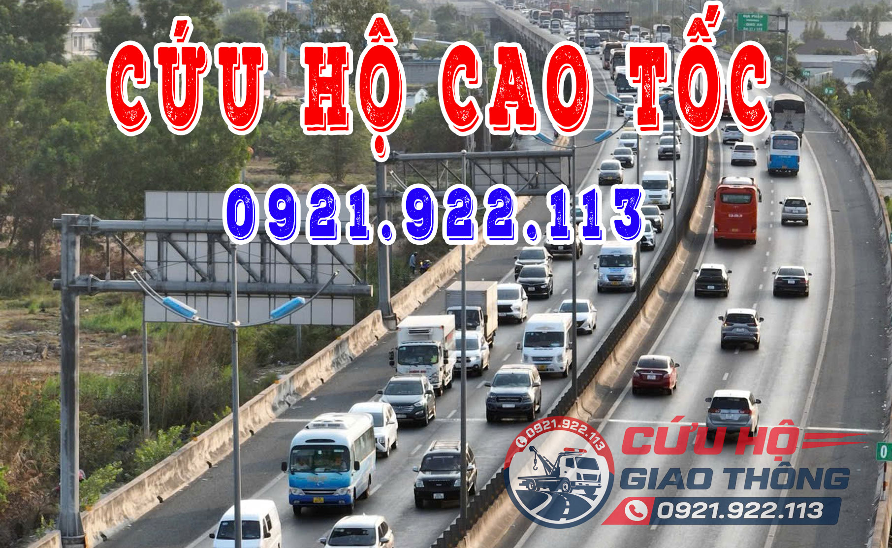 Xe ô tô đông đúc trên trục cao tốc Hồ Chí Minh - Cần Thơ