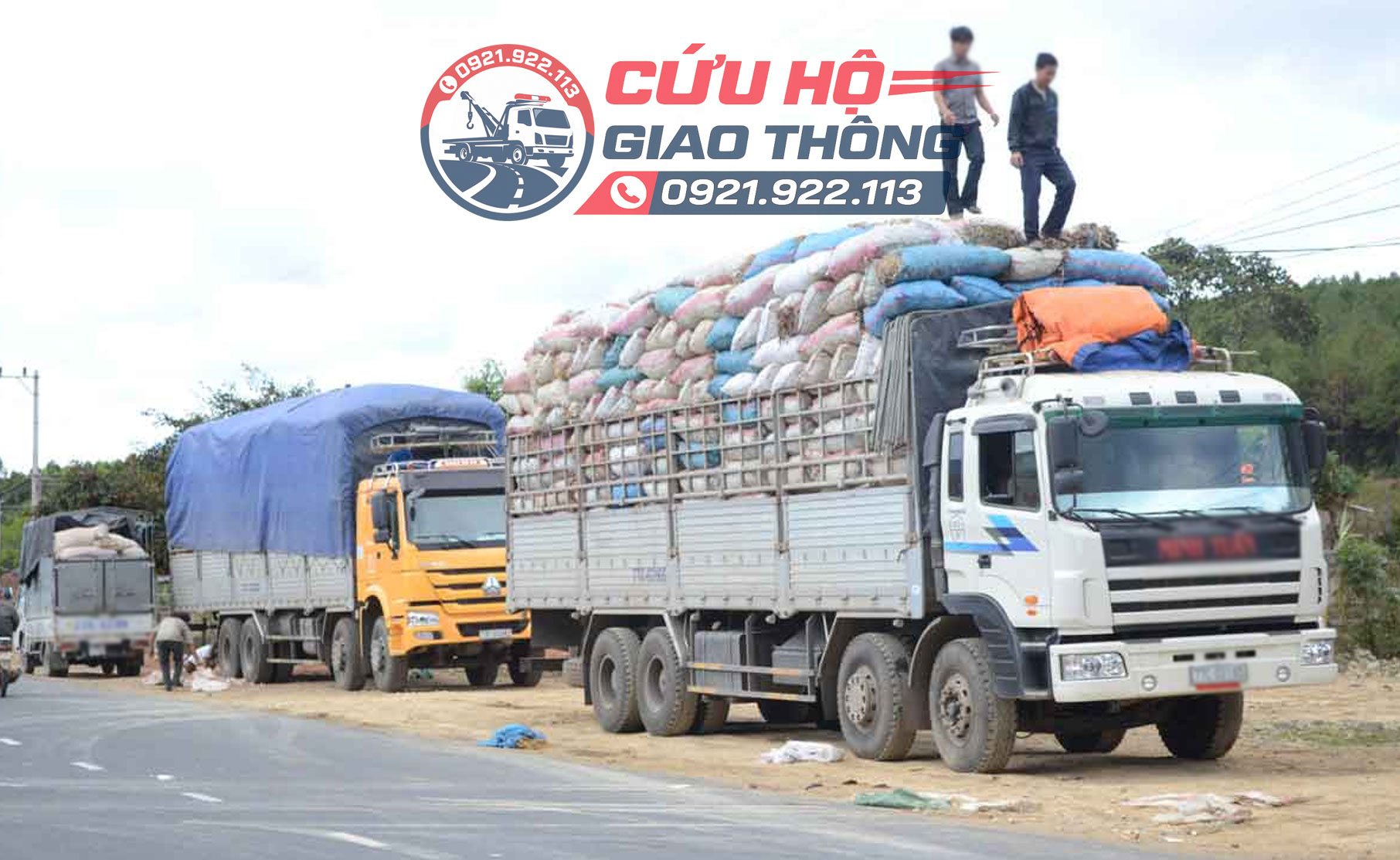 Xử lý quá tải khi thực hiện cứu hộ xe tải hạng nặng