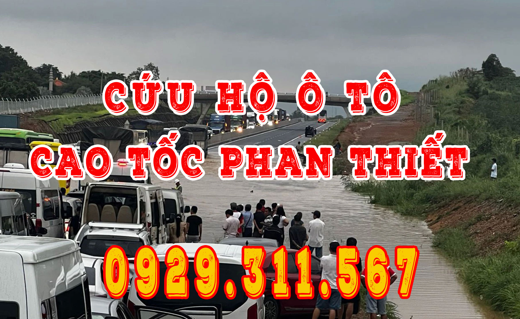 Cứu hộ cao tốc Phan Thiết phục vụ 247
