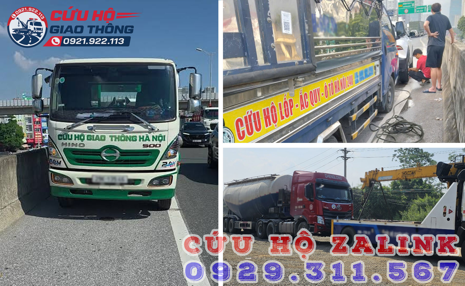 Cứu hộ cẩu kéo, vá lốp lưu động cao tốc CT08