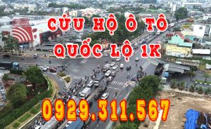 Dịch vụ cứu hộ ô tô trên quốc lộ 1K phục vụ 247