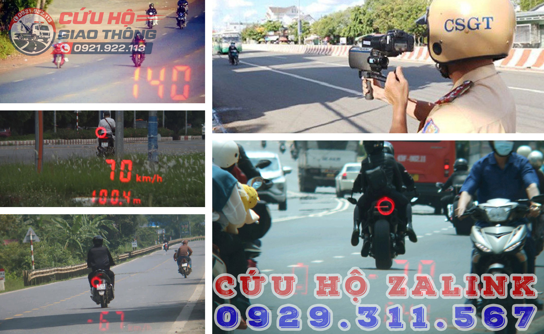 Mẫu các trường hợp xe máy vi phạm tốc độ cho phép bị xử phạt chạy quá tốc độ có hình ảnh và tọa độ thực tế