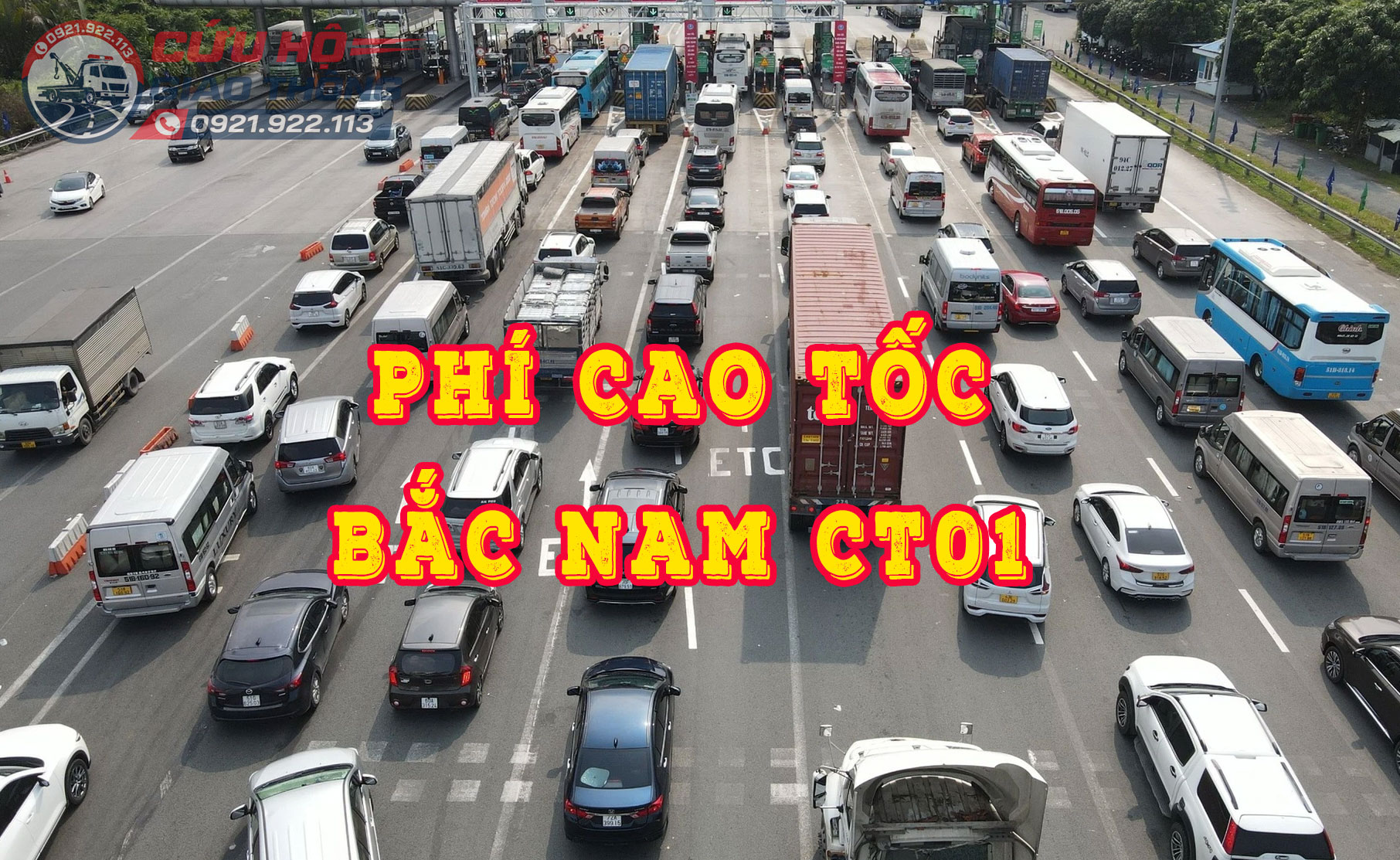 Phí cao tốc CT01 toàn tuyến Bắc Nam
