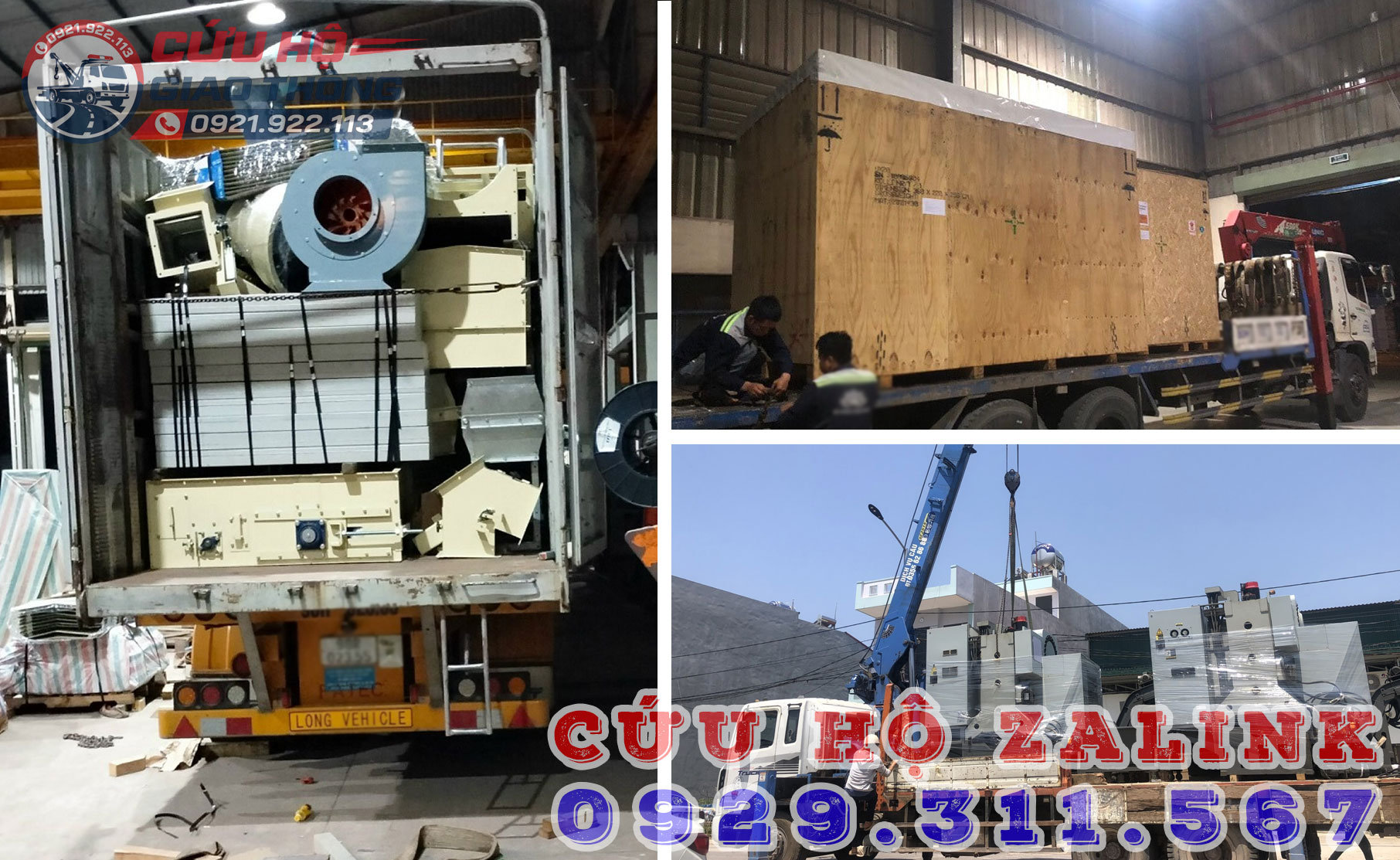 Vận chuyển thiết bị, máy móc nhà xưởng